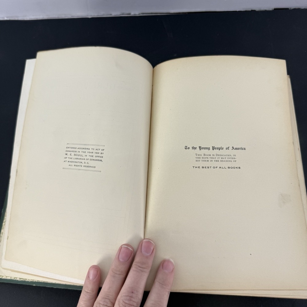 Hurlbut's Story of the Bible Illustrated Stories 1904 Edition HC Book Rough - Picture 9 of 14